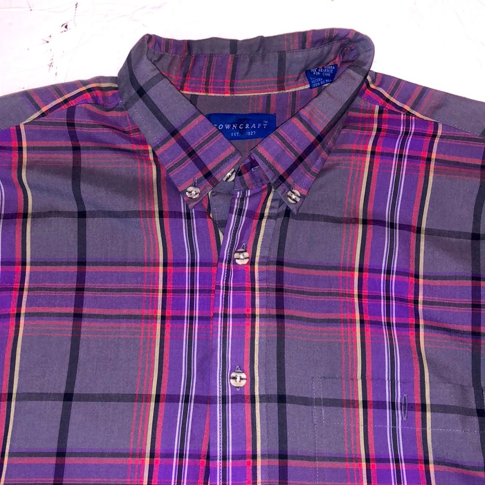 TOWNCRAFT Button Down Long Sleeve Size XL